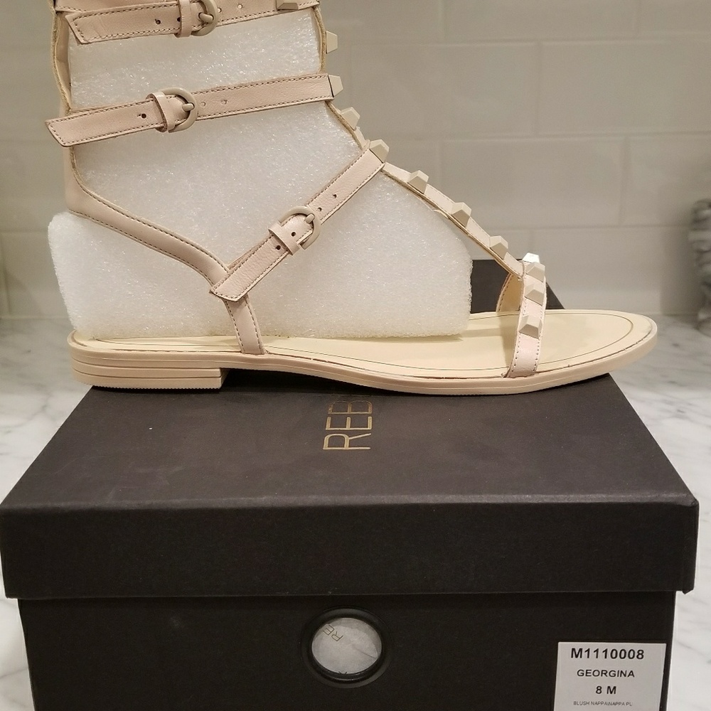 Rebecca Minkoff Georgina sandals in Blush